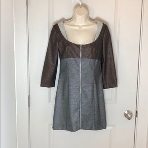 Paula Hian Paris Metallic Dress NWT